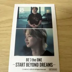 BE:FIRST 映画 特典 フォト風カード　JUNON ジュノン