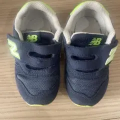 ニューバランス　ネイビー/ライム スニーカー　13cm