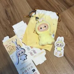 ラブブ PIN FOR LOVE アルファベットぬいぐるみペンダント【F】