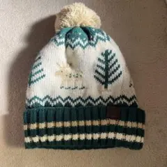 ボンボンニット帽子