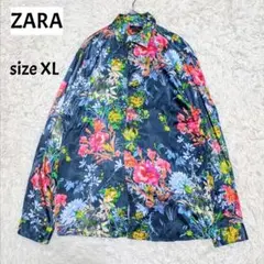 ZARA 花柄シャツ 総柄 吉井和哉