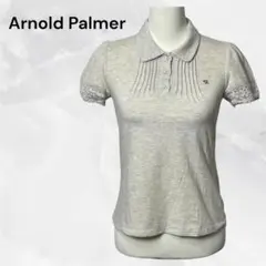 アーノルドパーマー　Arnold Palmer グレー 半袖ポロシャツ　M相当