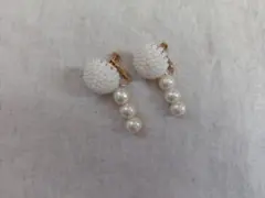 ハンドメイドビーズイヤリング