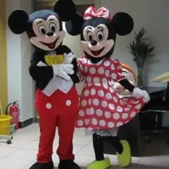 ハロウィン特価！コスプレミッキー　ミニー　着ぐるみ　結婚式　二次会　余興　忘年会