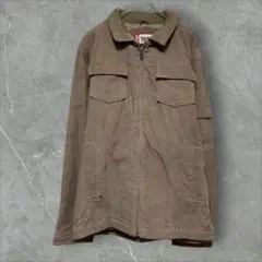 【w153】希少USA古着リーバイス00s太畝コーデュロイ中綿ジャケットブルゾン