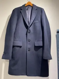 BEAMS ネイビー チェスターコート M