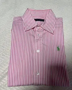 Ralph Lauren ピンクストライプ シャツ 11