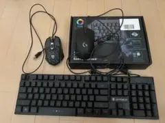 (ジャンク品)ゲーミングキーボード&マウスセット！