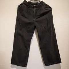 早い者勝ち！GU ブラックデニム　サイズS　140サイズ