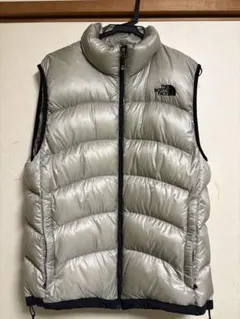 THE NORTH FACE シルバー ダウンベスト