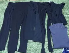 UNIQLO HEATTECH ブラック M-L他レギンスセット