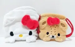 ハローキティ　キティ　タイニーチャム　巾着　おともだちセット