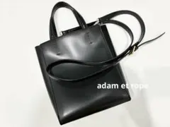 Adam et rope 2wayショルダーバッグ ブラックのサムネイル