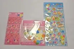 ウサハナ　タイルシール　クリスタルシール ぷくぷくシール　セット