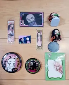 竈門禰豆子 ミニフィギュア、缶バッジ、キーホルダー、シール