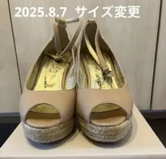 オデットエオディール　ウェッジソールサンダル　サイズ訳あり