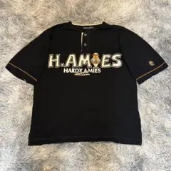 HARDY AMIES Sport シャツ ロゴ ブラック Mのサムネイル