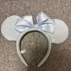 東京ディズニーランド ミニー カチューシャ ブルーモチーフ