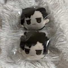 ハイキュー 黒尾鉄朗 ダイソー ぬいぐるみキーホルダー2個セット