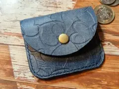 本革 姫路レザー コインケース 小物入れ　No.377