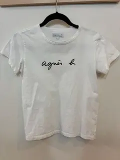 アニエスベー レディース　ロゴ　Tシャツ 半袖 ホワイト サイズ2 M 定番