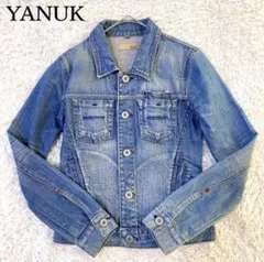 YANUK デニムジャケット Gジャン ヴィンテージ加工 S位 アメリカ製