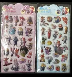 ズートピア2 ボンボンドロップシール　ぷくぷくシール　ディズニー