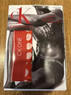 カルバンクライン　CK ONE ローライズ　ボクサーパンツ　レッド　ドット