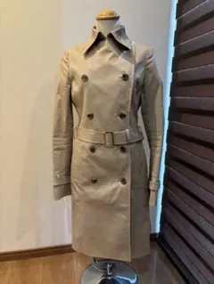 BLACKBymoussyベージュ ダブルブレスト トレンチコートのサムネイル