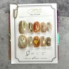 SALE〈現品〉ネイルチップ　ハンドメイド　オーダー　韓国
