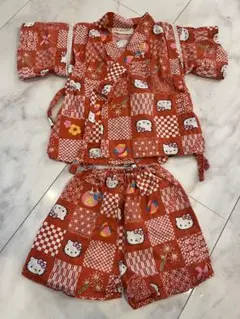 甚平　80 女の子　キティ　ハローキティ