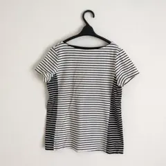 ハナエモリ　アルマアンローズ　ボーダー切り替えTシャツのサムネイル
