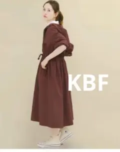 KBF BIGフーディコート　バーガンディのサムネイル