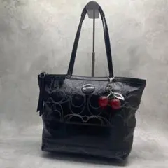COACH コーチ トートバッグ シグネチャー 肩掛け ロゴ金具 通勤通学