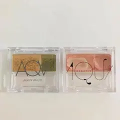アクアアクア アイシャドウ03と06 2個セット チップなし
