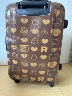 リラックマ キャリーバッグ キャリーケース ブラウン - メルカリ