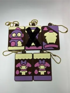 サンリオキャラクターズ キャラパキ ラバーマスコット 4点セット