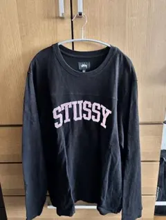 STUSSY ブラック トレーナー M