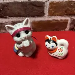 猫の置物セット