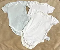 ユニクロ　ベビー半袖ロンパース　メッシュ　80 90