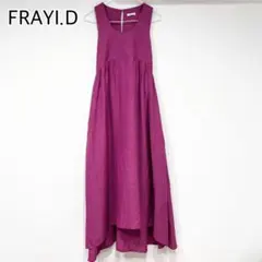 FRAY.I.D ノースリーブロングワンピース パープル　ピンク レア