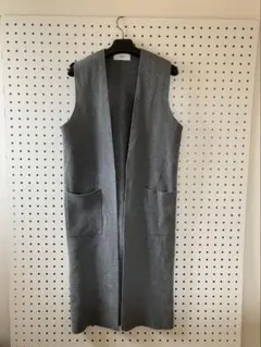 AZUL by MOUSSY グレー ロングベスト
