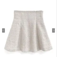 GRL グレイル インパン裏地付きツイードスパンコールミニスカート[ta168]