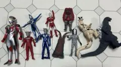 ウルトラマン、ウルトラ怪獣、ゴジラソフビ（10体まとめ売り）のサムネイル