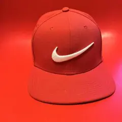 Nike 赤 ベースボールキャップ スナップバック　cap y2k