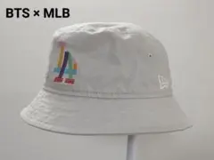 【USED★CAP】＜BTS×MLB＞ダイナマイトドジャース★バケット／ベージュ