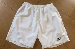 YONEX ベリークール　ホワイト　ハーフパンツ　テニス　Mサイズ
