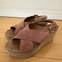 お値下げしました　ファビオルスコーニ　ウエッジサンダル　23cm