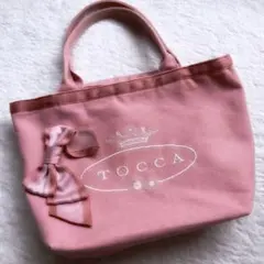 TOCCA ピンク ハンドバッグ リボン付きのサムネイル