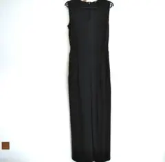 ユニクロ サロペット S オールインワン ジャンプスーツ ダークグレー Vネック